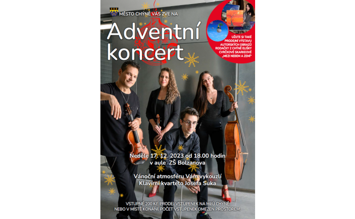 Adventní koncert + prodejní výstava obrazů